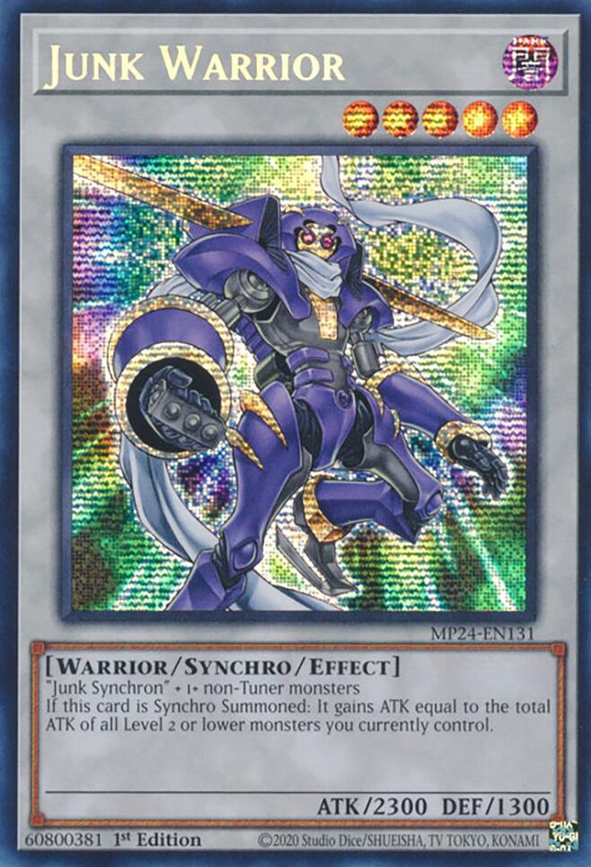 Junk Warrior [MP24-EN131] Prismatic Secret Rare