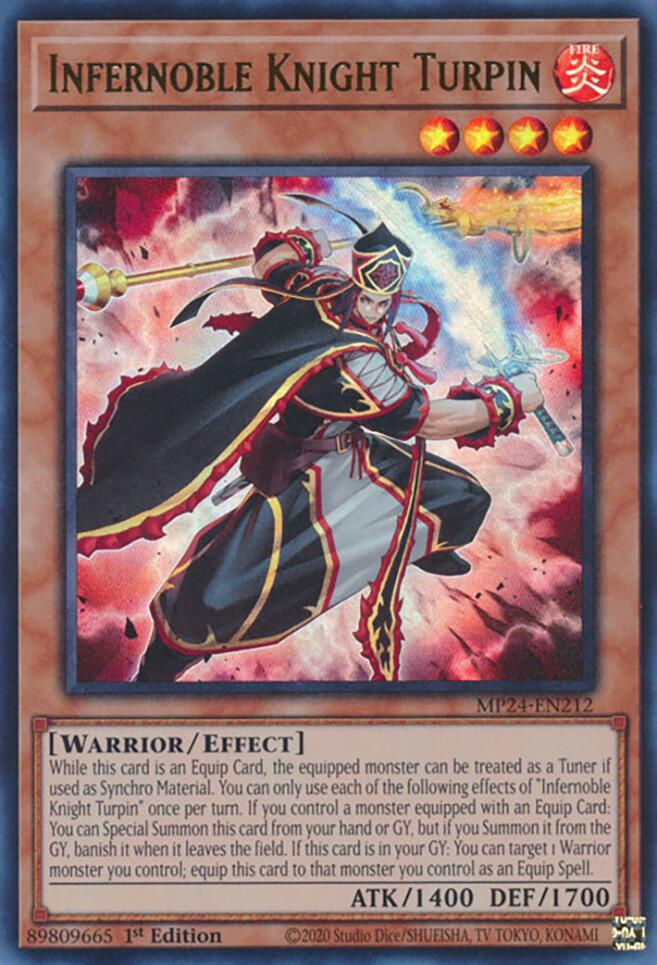 Infernoble Knight Turpin [MP24-EN212] Ultra Rare