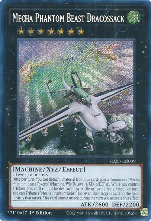 Mecha Phantom Beast Dracossack (Secret Rare) [RA03-EN039] Secret Rare