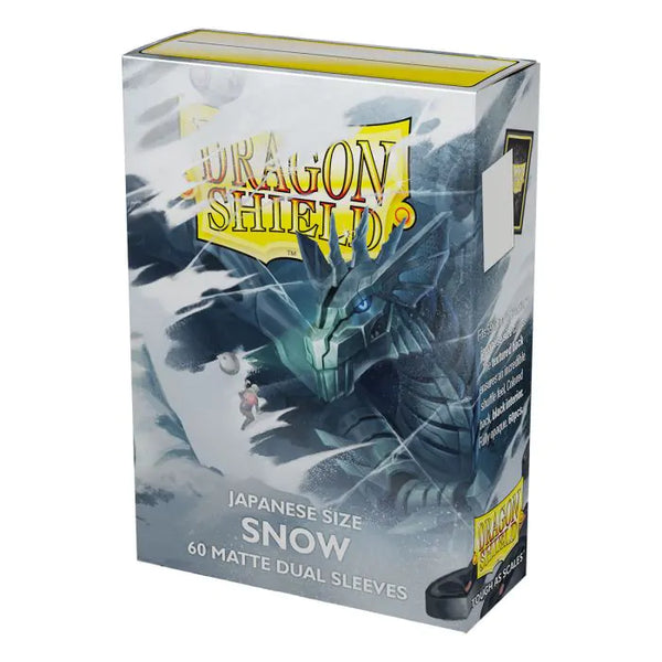 Dragon Shield 60 Japanese Matte Snow para Yu-Gi-Oh