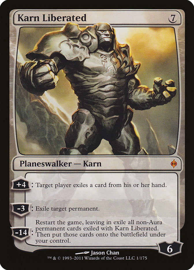 Karn Liberated [New Phyrexia] ESPAÑOL