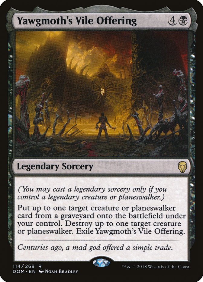 Yawgmoth's Vile Offering [Dominaria] JAPONES