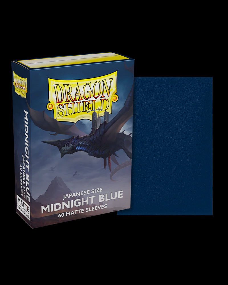 Dragon Shield 60 Japanese Matte Midnight Blue para Yu-Gi-Oh