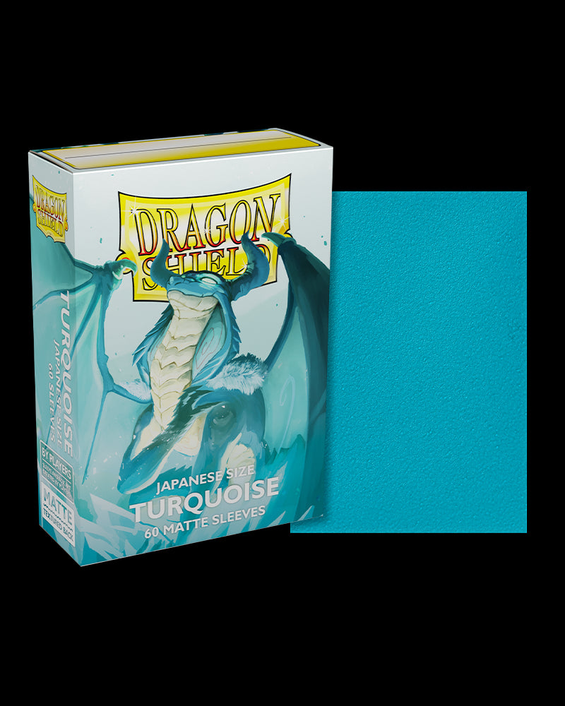 Dragon Shield 60 Japanese Matte Turquoise para Yu-Gi-Oh