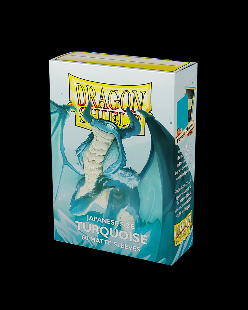 Dragon Shield 60 Japanese Matte Turquoise para Yu-Gi-Oh