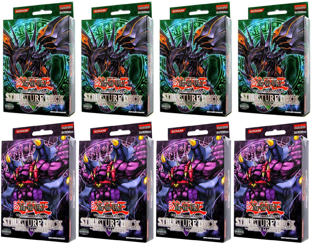 Yu-Gi-Oh! Structure decks deals Dragon's Roar and Zombie Madness