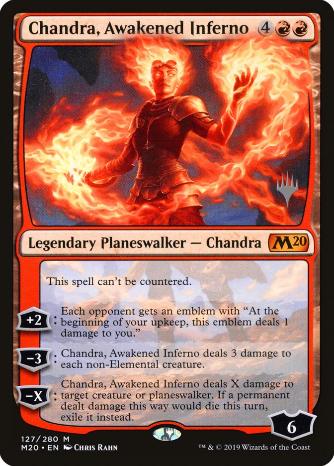 Chandra, Awakened Inferno (Promo Pack) [Core Set 2020 Promos] ESPAÑOL