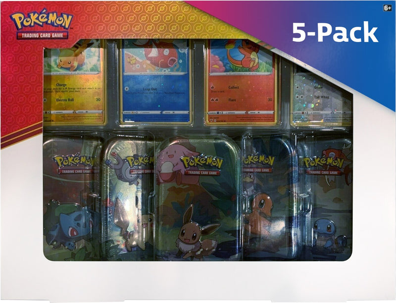 5-Pack Kanto Friends Mini Tins