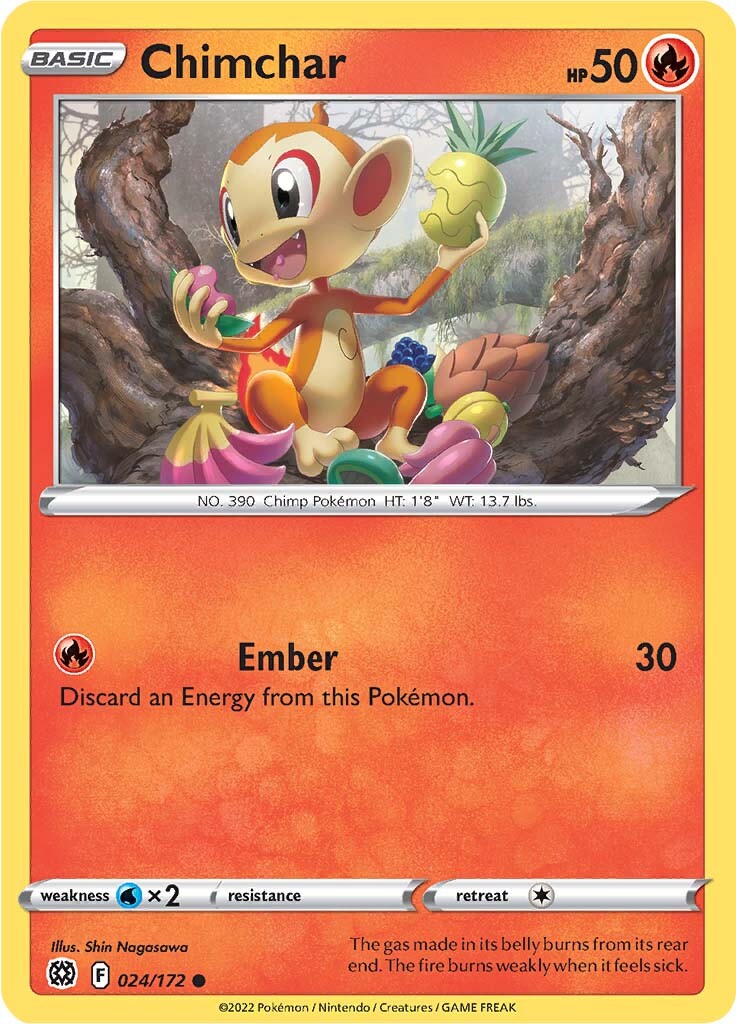 Chimchar (024/172) [Sword & Shield: Brilliant Stars]