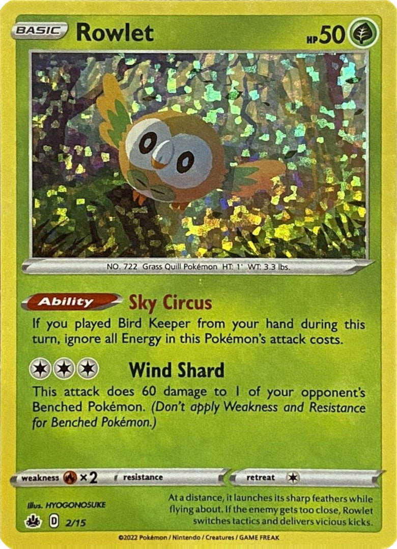 Rowlet (2/15) [McDonald's Promos: Match Battle]