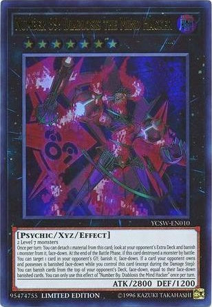 YuGiOh Number 89 Diablosis the Mind Hacker CP17-JP045 Collector's