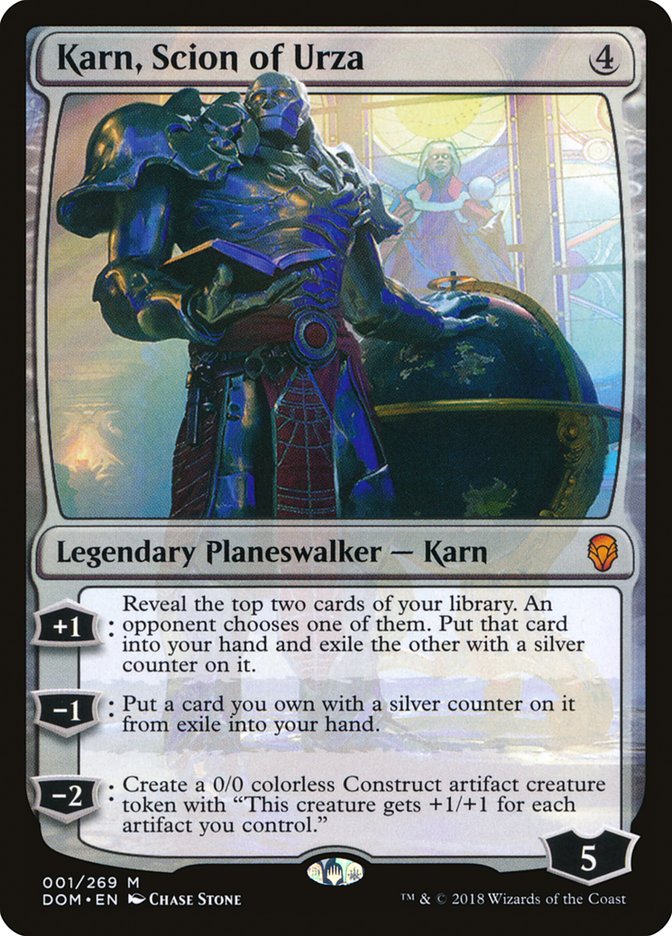 Karn, Scion of Urza [Dominaria] ESPAÑOL