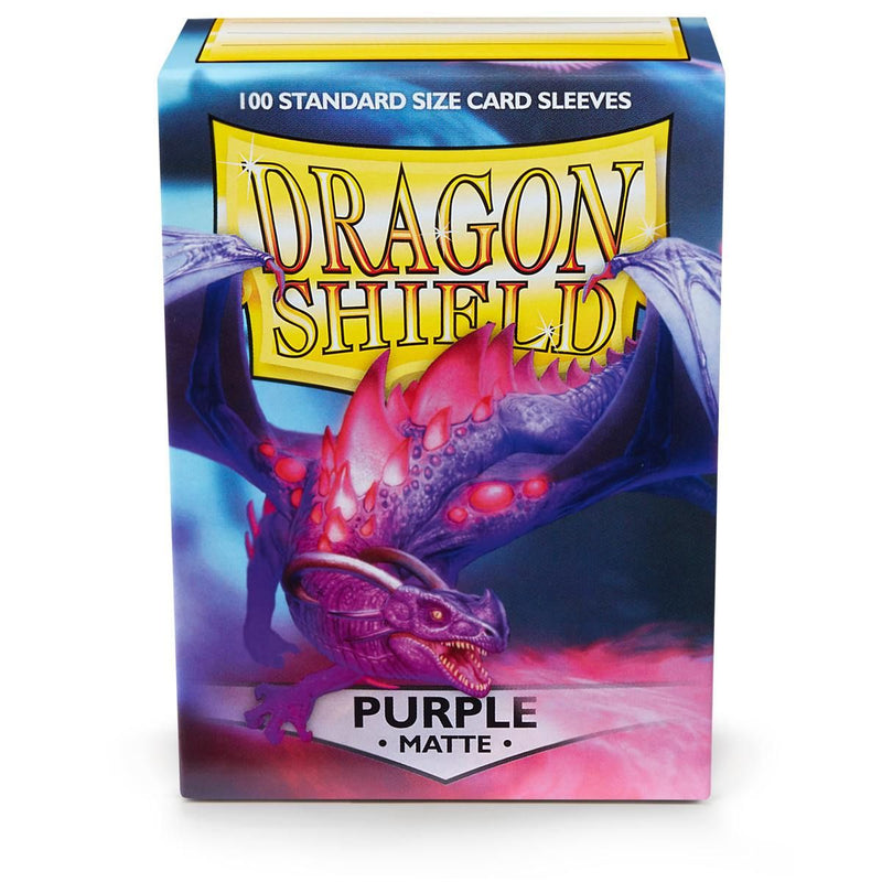 Dragon Shield 100 Matte Clear Purple Standard