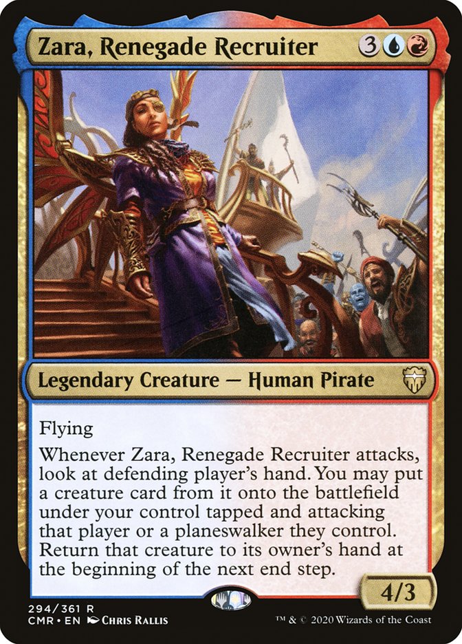 Zara, Renegade Recruiter [Commander Legends] ESPAÑOL