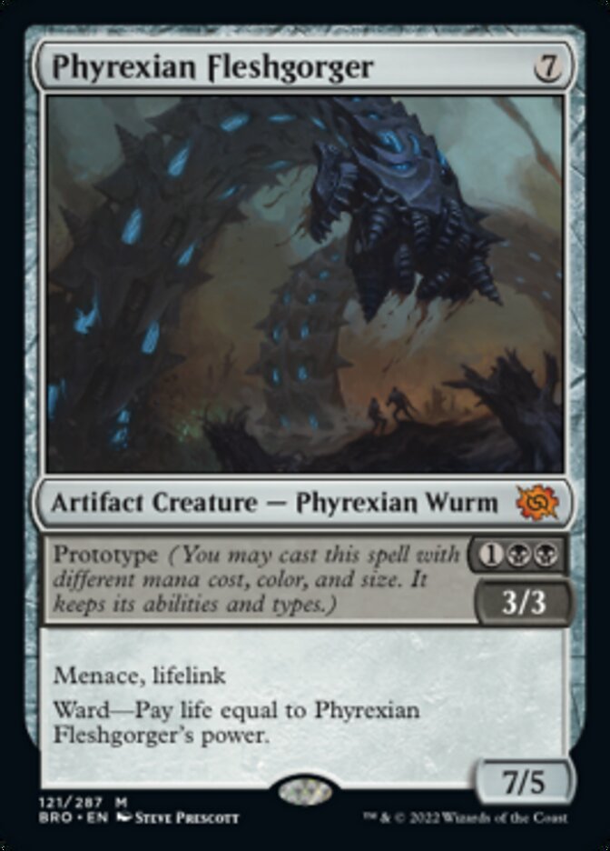 Phyrexian Fleshgorger [The Brothers' War] Español