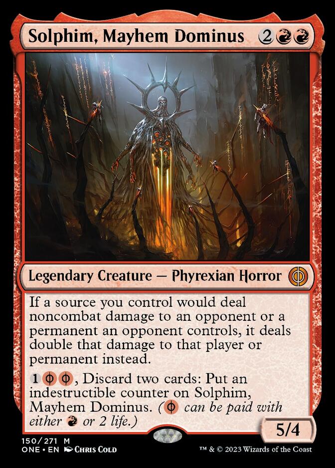 Solphim, Mayhem Dominus [Phyrexia: All Will Be One] ESPAÑOL